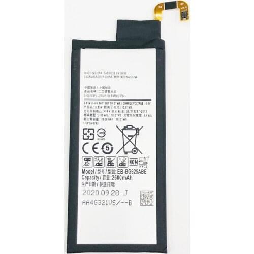 3.85V 2600mAh EB-BG925ABE For Samsung Galaxy S6 Edge G925D G925Z G925W8 G925R4 G925R7 G925FQ SC-04G 404SC Battery