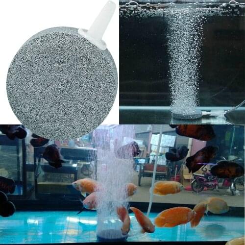 Fish Tank Air Pump Pipe Connector Bubble Stone Atomizer Aquarium Oxygen Hose Bubbling Rock Diameter 4cm 8cm Stone block