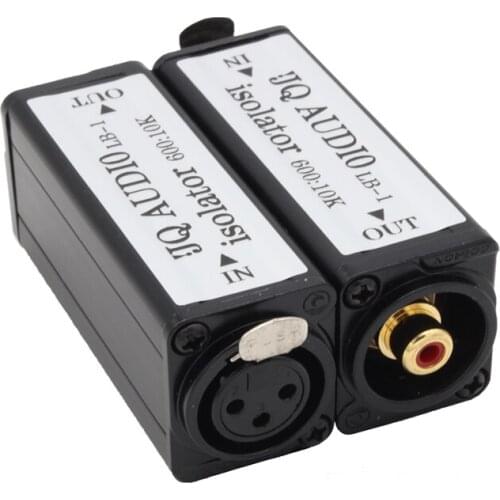 JQAUDIO LB-1 600: 10K audio converter, Cannon to Lotus, balanced to unbalanced, frequency response: 20-20khz