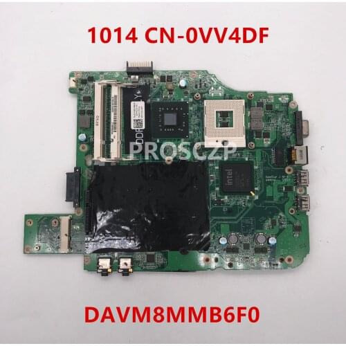 Free shipping for V1014 1014 1088 Laptop motherboard 0VV4DF VV4DF CN-0VV4DF DAVM8MMB6F0 GM45 HM77 100% full Tested