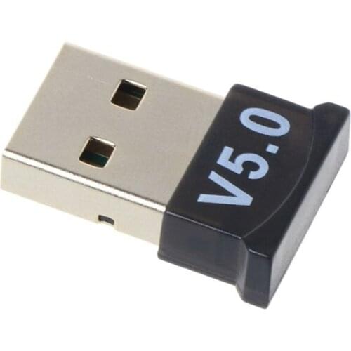 Bluetooth 5.0 Receiver USB Wireless Bluetooth Adapter Dongle Transmitter for PC Computer Laptop Earphone Gamepad Printer R9UA