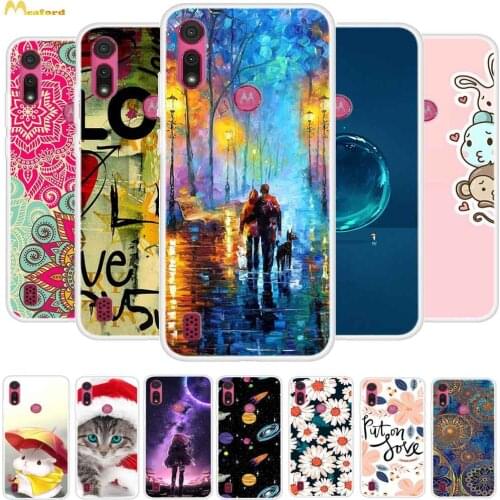 MotoE6S Case For Motorola Moto E6s 2020 Phone Silicon TPU Cute Cover For Moto E6 Plus E6 S E 6 Play Case Coque Etui Soft Bumper