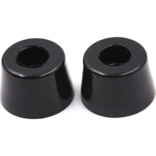 10Pcs Black Duable Soft Rubber Furniture Chair Table Feet Leg Bottom Anti-skid glides shock Floor Protector Screw on Pad
