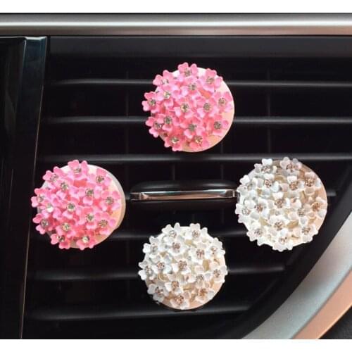 Flower car outlet perfume filled with star car air freshener car clip aromatherapy fashion womens auto accesorios interior