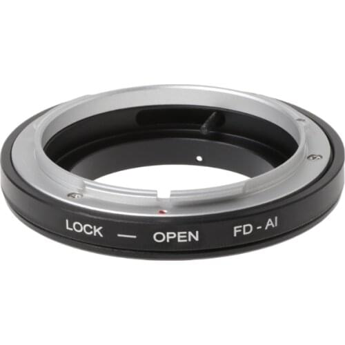 FD-AI Mount Adapter Ring For Canon FD Lens to Nikon F D7100/ D600/ D3200/ D800