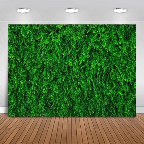 Green grass backdrop for photography newborn baby shower party decoration background for photo booth studio polyester material