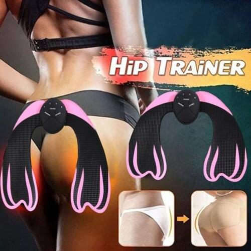 Hot EMS Smart Hips Muscle Trainer Stimulator Abdominal Muscle Trainer Vibration Body Slimming Machine Fat Burning Fitness Hip