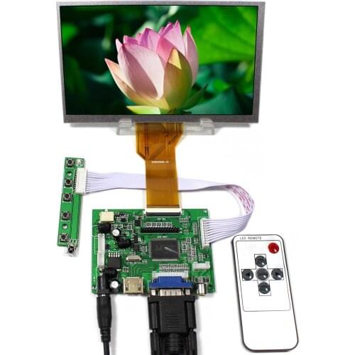 HD MI VGA 2AV LCD Controller Board 7inch AT070TN92 AT070TN93 800x480 LCD Screen