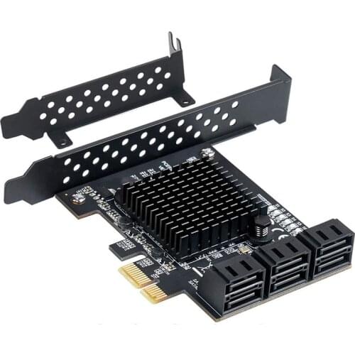 SATA3 PCIe Card 6/4 Port PCIe SATA III Controller Card To 6GB/s Internal Adapter Converter PCI transition card Expansion Card
