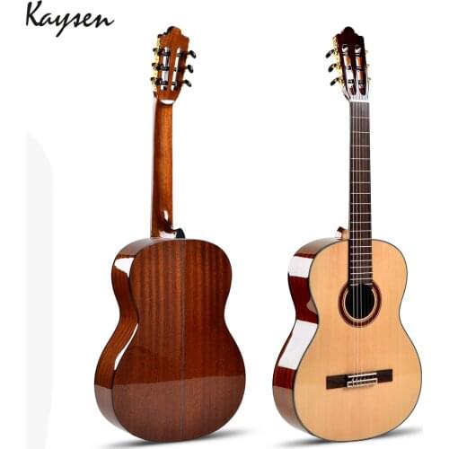 Kaysen 36 inch Classical Guitar High-grade Solid wood 6 strings veneer Spruce Rosewood Profession Guitarra Instrument AGT102