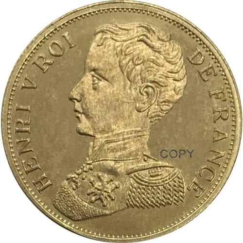 Aliexpress france 1832 France 1 Francs gold coin Collectibles Brass Copy Coin