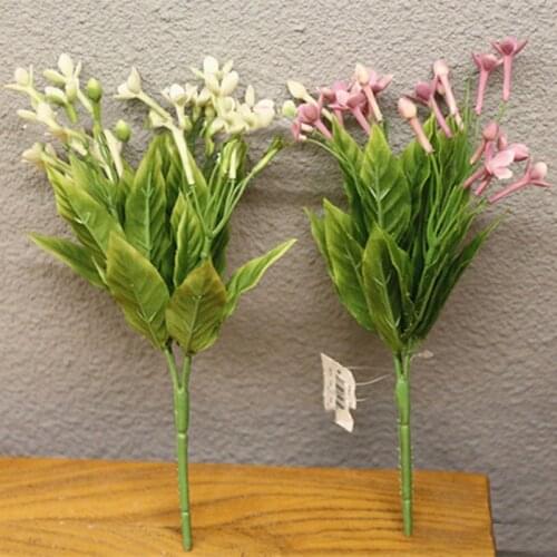 1pc Lilac Jasmine plastic fake flower plant home garden wedding party decoration diy plant wall material