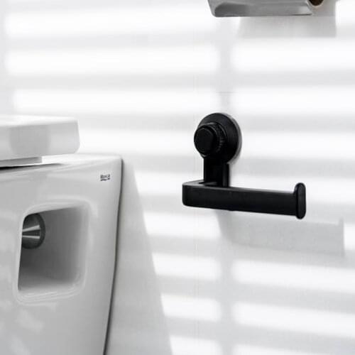 Home Paper Holder Wall Mounted Towel Rack Bathroom Toilet Paper Suction Cup Holder Home Kitchen Organizer Racks