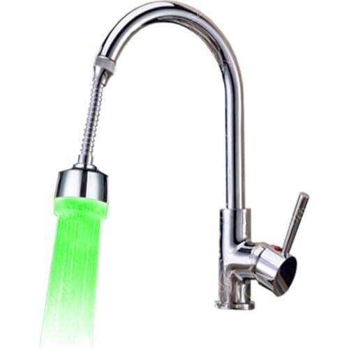 New Water Glow LEDFaucet Light Aerator with Green Color