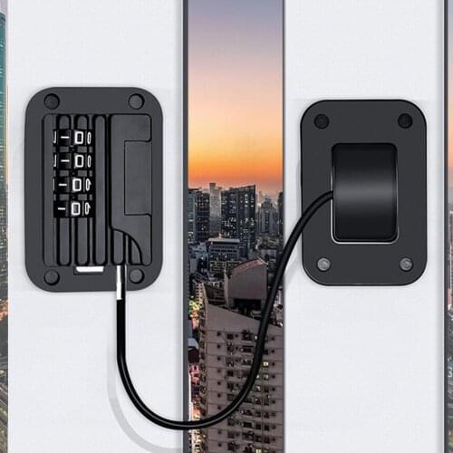 Strong Sticky Window Lock Protect Children Against Hurt Door Cabinet Limiter Password Easy Install Baby Safety Locks