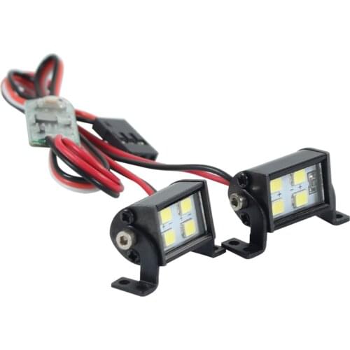 RC LED Spotlight for Axial SCX10 RC Rock Car Vehicle Spare Parts