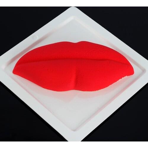 Sexy Lip Shape Silicone Mold Ice Cream Mousse Cake Fondant Decorating Tools Pastry Baking Mould