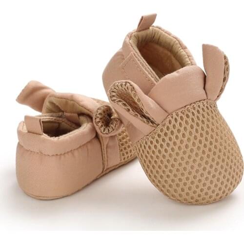 Baby Boys Girls Slippers Mesh Cute Cartoon Animals Non Slip Bottom House Walking Crib Shoes for Infants 0-18M