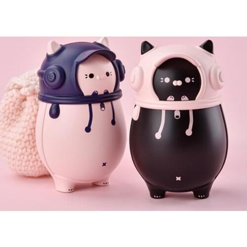 Winter Portable USB Hand Warmer Cute Pink or Black Cat Rechargeable Mobile Power Bank Double-sided Heating New year Christmas