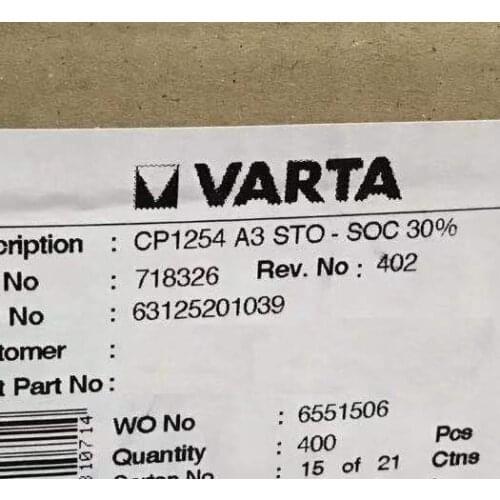 1PCS~10PCS/LOT CP1254 A3 3.7V Rechargeable Bluetooth battery New original