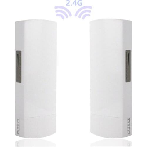 2 pieces 1-3km 300 Mbit open router CPE 2.4G wireless access point router Wi-Fi bridge device wifi extender dual band repeater