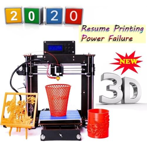 Hot selling Upgraded Full Quality High Precision Reprap Prusa i3 DIY 3D Printer for modeling UK USA Stock