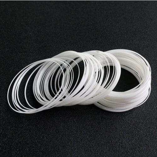 White gasket for front glass Plastic Internal diameter 26-35.5mm Thick 0.3mm high 0.85mm Watch parts watch sealing ring，1pcs