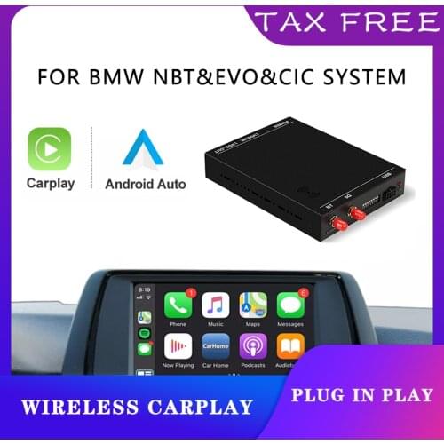 Carplay Android Wireless Auto for BMW F30 F31 F20 F21 F10 F01 X5 E70 X6 E71 X3 F25 F48 E84 MINI NBT EVO System Mirror Link USB