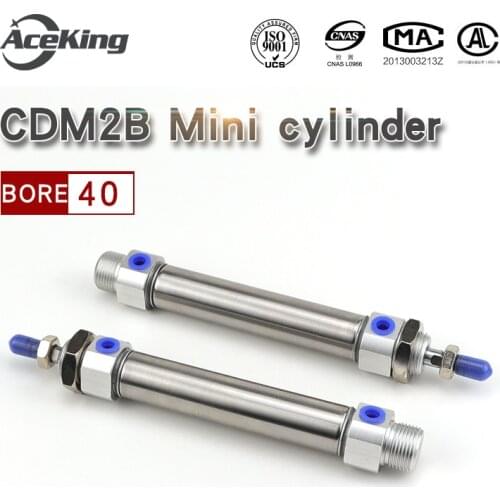 CDM2B40-25/50/75/100/125/150/175/200/225/250/275/300A Stainless steel mini cylinder CDM2L CDM2F CDM2B CDM2B40-25 CDM2B40-50