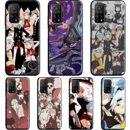 Hot anime Soul Eater Case For Xiaomi Mi 11 Ultra 9 10 Lite Mi 10T Pro Note 10 Lite Cover For POCO X3 Pro M3 F3