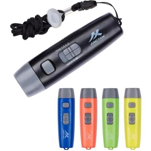 Electronic Whistle 3 Tone Adjustable High Volume Referee Whistles with Lanyard Sports Portable Emergency Whistles Hot Sale