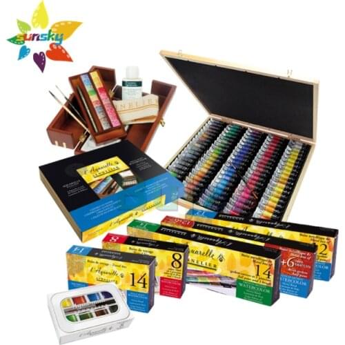 France SENNELIER Artist Honey Solid watercolor pigment 12/24/38 colors Rich in color professional art supplies
