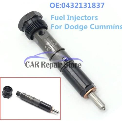 OEM 0432131837 6BT 160hp Fuel Injector 50hp For First Gen Dodge For Cummins 5.9L 6BT 1989-93 3919350 3919339 Injection Auto Part