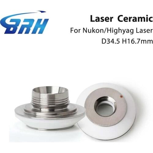 BRH Highyag Fiber Laser Ceramic Ring Parts Nozzle Holder For Laser Cutting Machine