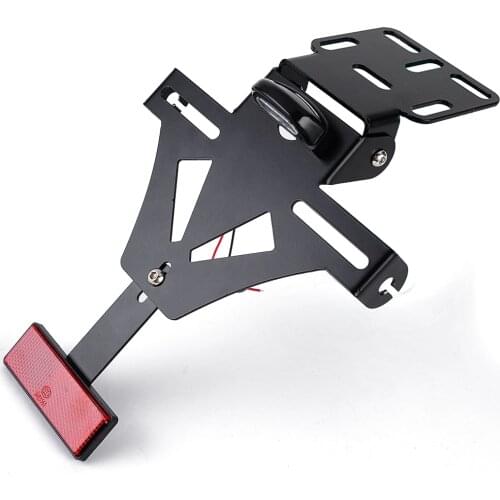Motorcycle License Plate Holder Bracket for Yamaha YZF R1 R3 R6 R15 R25 FZ6 MT07 for Honda CB650R CBR650R Kawasaki Z750 Z800