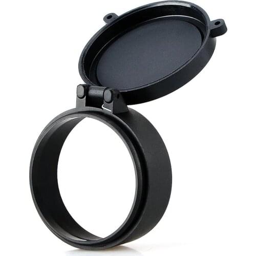 28-64MM Scope Lens Cover Flip Up Quick Spring Protection Cap Objective Lid for Airsoft Gun Caliber Cover Hunting Accessories hot