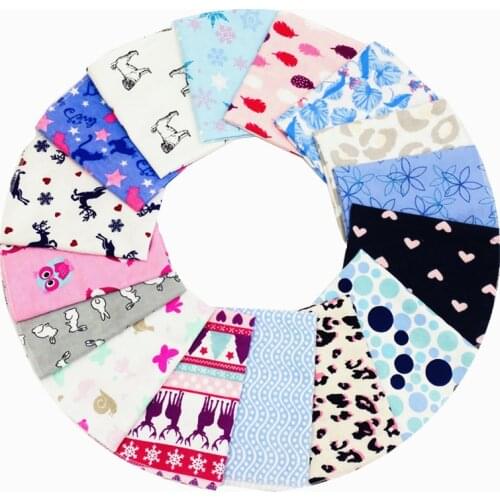 Reusable Hand Towels Cotton Hanky Washable Mocket Printed Tea Napkin Multifunction Soft Bib Towel Bamboo Cloth Diaper