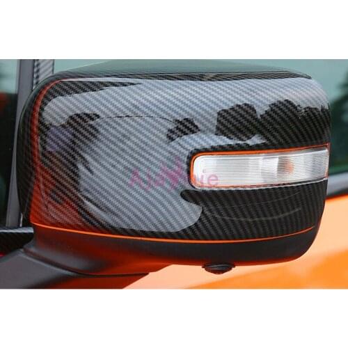 For Jeep Renegade 2016 2017 2018 Carbon Fiber Color Side Mirror Cover Rear View Overlay Chrome Car Styling Accessories