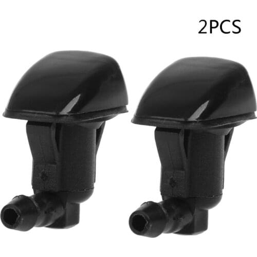 New 2 Pcs Auto Car Windshield Washer Wiper Water Spray Nozzle Fit For Jeep 2007 2008 2009 2010 2011 Vehicle Car Accessories