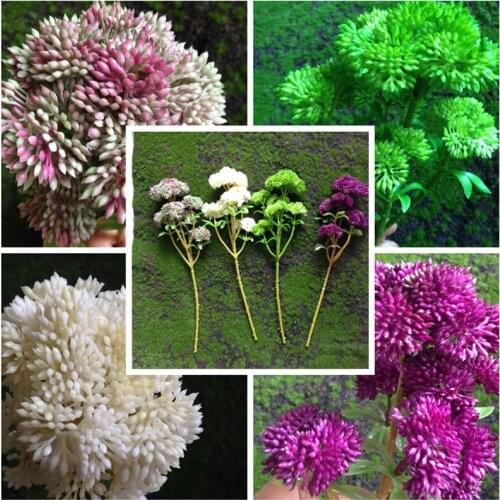 NuoNuoWell 4xFruit Plants Succulent Landscape Fake Artificial Flower Arrangement Ornament Wedding Kitchen Decor