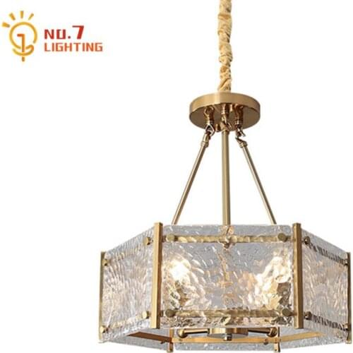 Postmodern Simple Luxury Pendant Lights LED E14 Gold Lustre Modern Hanging Lamp Home Decor Bedroom Lamp Dining/Living Room Study