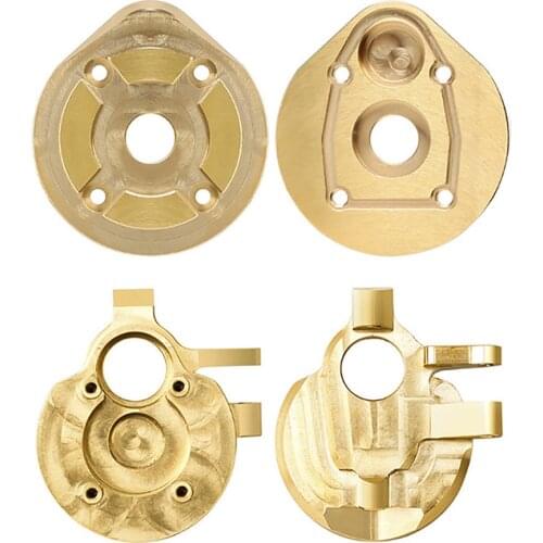 Counterweight Brass Steering Cup Gear Cover For 1:10 Axial SCX10 III & Axial Capra 1.9 UTB RC Model Car Accessories