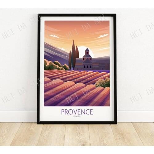 Provence Poster France Travel Print | Wall Art Print | Travel Poster