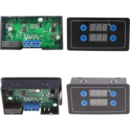 0.1s - 999h Countdown Timer Programmable Cycle Control Module Time Dalay Relay 5V/12V/220V Optional Voltage