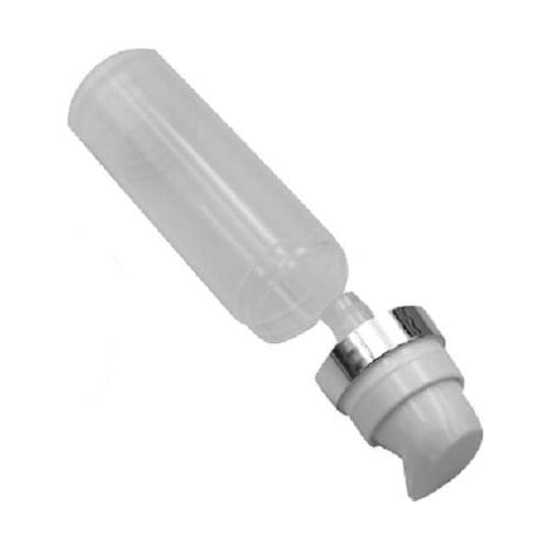10ml Airless Bottles Clear Vacuum Pump Lotion Bottle with Silver Ring Cover Cosmetic Packaging