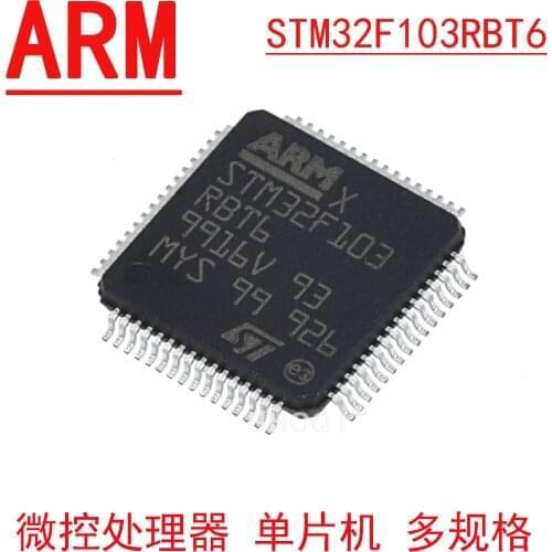 2Pcs/Lot/ STM32F103RCT6 STM32F103 LQFP64 32-BIT FLASH 72 MHz