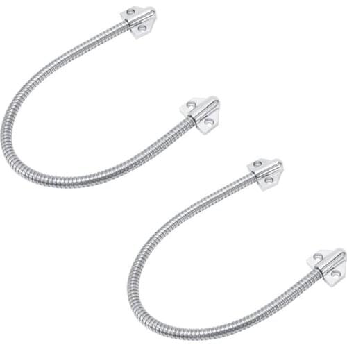 Top Deals 2Pcs Door Loop Cable Wire Cable Protector Power Transfer Door Loop For Exposed Mortise Mounting Protect Wire Cable