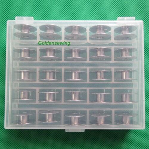25 PCS HIGH QUALITY METAL BOBBINS FOR Juki TL-98P TL-98Q TL-98QE TL-2000Qi TL-2010Q