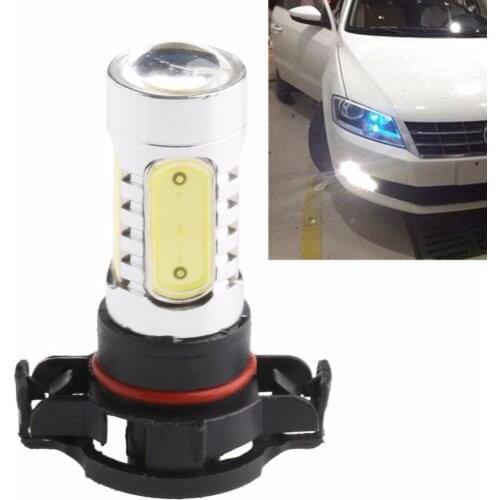 2xH16 7.5W LED Lamp PSX24W Cree Chips LED DRL Fog light LED Bulbs Car Light Source 12V 6000K