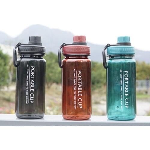 600ml/800ml/1000ml Portable Sports Plastic Water Bottle Gym Fitness My Sports Shaker Drinking Bottles BPA Free Waterbottle